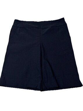 Lior Paris Women Size 2 Navy Blue Terri Pull On Stretch Tummy Control Shorts